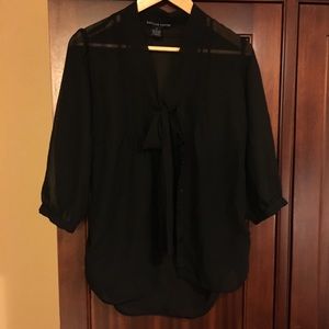 Black Blouse from local boutique